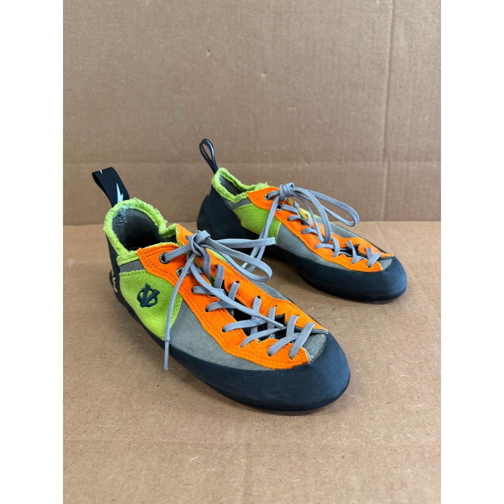 Evolv Trax VTR3D Suede Lace Up Rock Climbing Shoes Mens Size 7.5 US / 40 EU